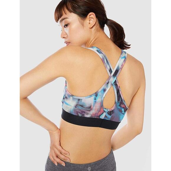 Under Armour Womens Mid Crossback Print Sports Bra Size XS - Picture 3 of 7